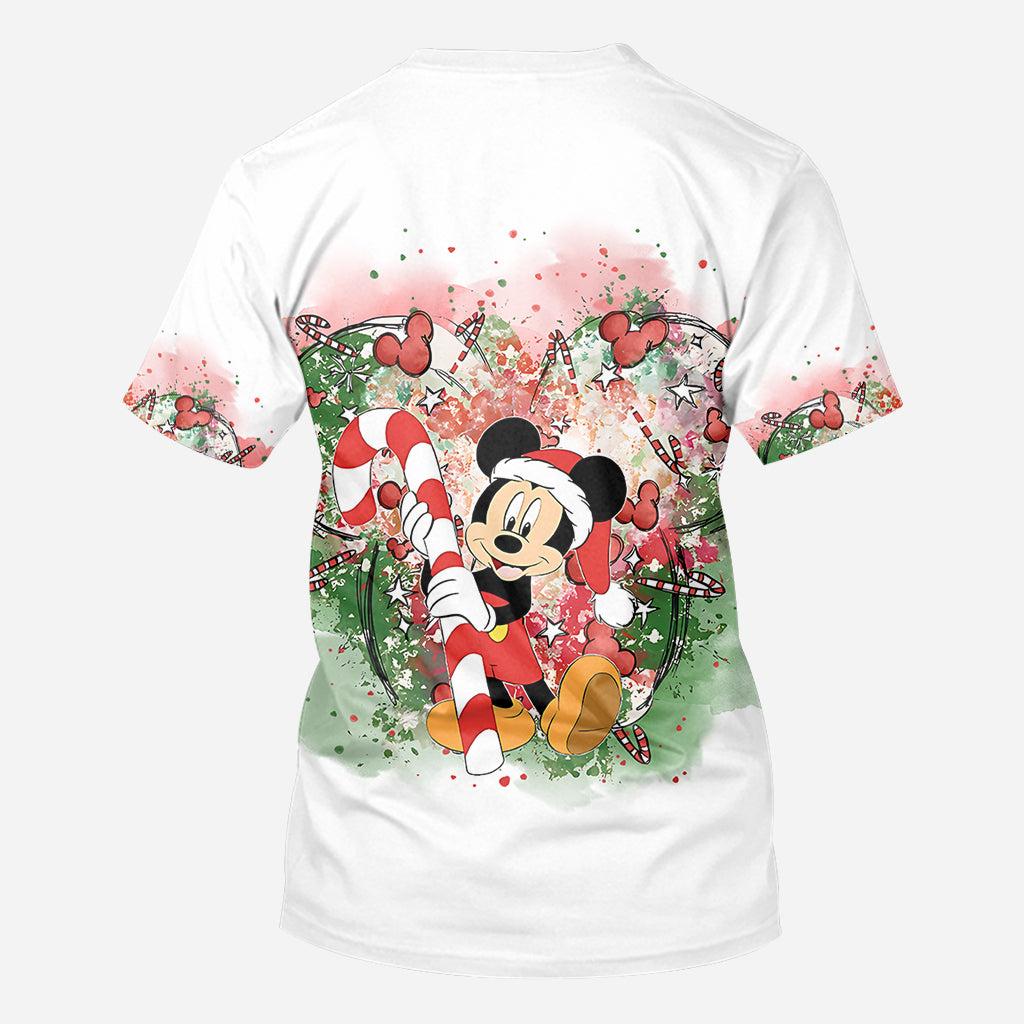 Personalized Merry Christmas All Over Shirt for Women | Perfect Holiday Gift