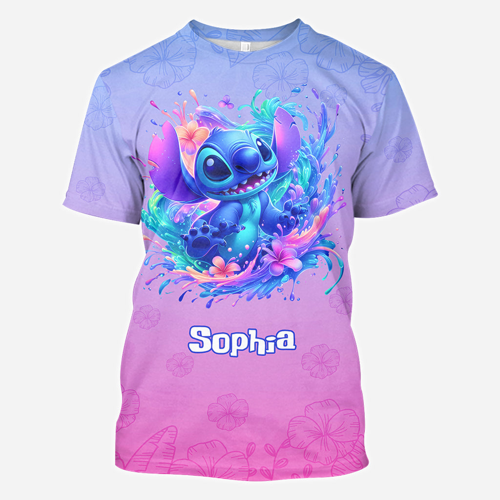 Personalized Ohana All Over Shirt Custom Name Gift for Family