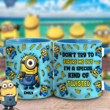 Load image into Gallery viewer, Personalized Minion Mug Custom Name Gift Idea for Kids
