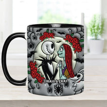 Load image into Gallery viewer, Personalized Nightmare Accent Mug for Couples | Custom Name Gift
