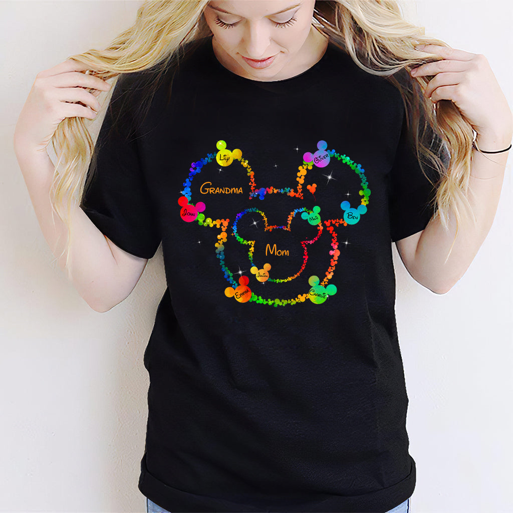 Personalized Mom Grandma Mouse T-shirt & Hoodie Gift for Mother's Day