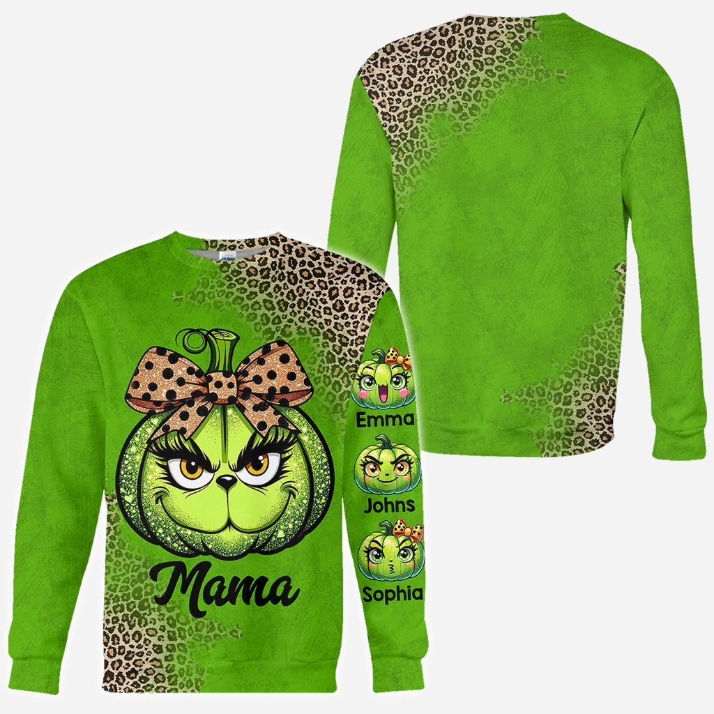 Personalized Grinchy Mama All Over Shirt Christmas Gift