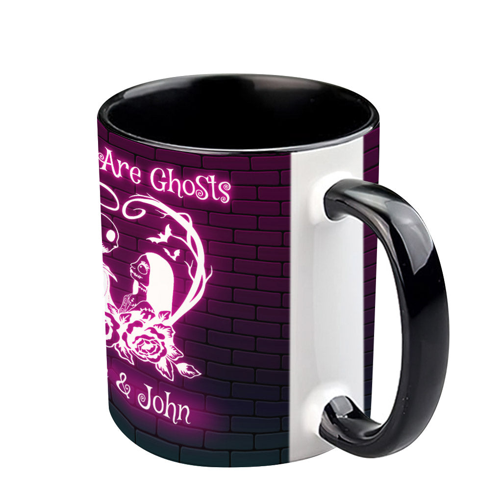 Personalized Nightmare Accent Mug for Couples - Till We Are Ghosts