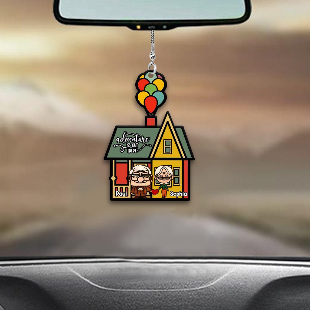 Personalized Adventure Car Ornament Custom Couple Gift for Christmas