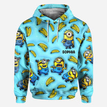 Load image into Gallery viewer, Personalized Minion All Over Shirt Custom Name Birthday Gift
