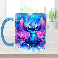 Load image into Gallery viewer, Personalized Ohana Accent Mug Custom Name Gift for Family
