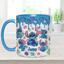 Load image into Gallery viewer, Personalized Autism Awareness Accent Mug Custom Name Gift
