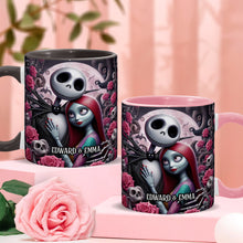Load image into Gallery viewer, Personalized Nightmare Accent Mug Custom Names Gift for Couples
