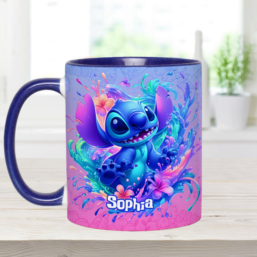 Personalized Ohana Accent Mug Custom Name Gift for Mom