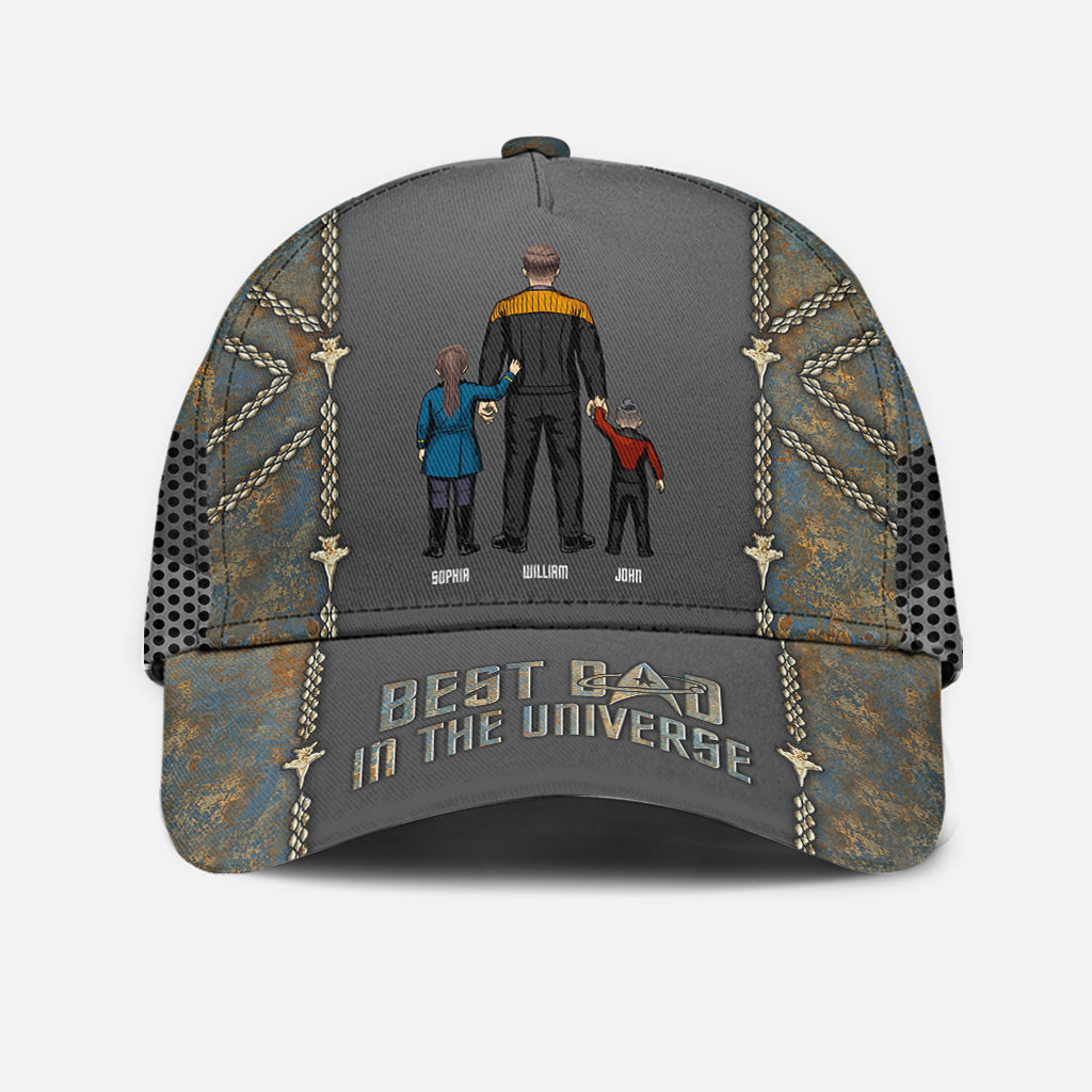 Personalized Classic Cap Best Dad In The Universe Gift Idea