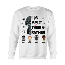 Load image into Gallery viewer, Personalized Star Wars T-Shirt &amp; Hoodie Gift for Dad | Custom Names
