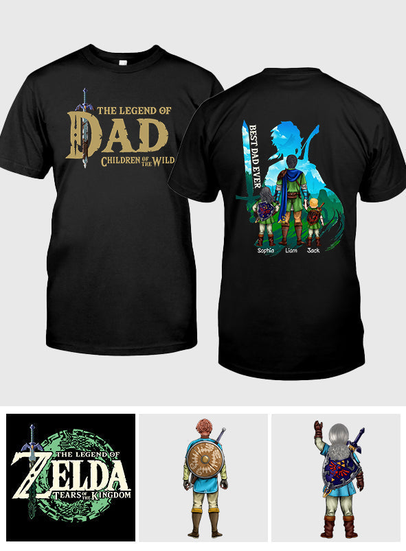 Personalized Legend of Dad T-Shirt & Hoodie Custom Name Gift for Father's Day