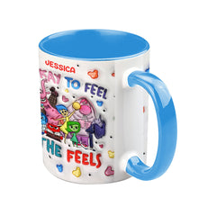 Load image into Gallery viewer, Personalized Ceramic Accent Mug Custom Name Feelings Gift
