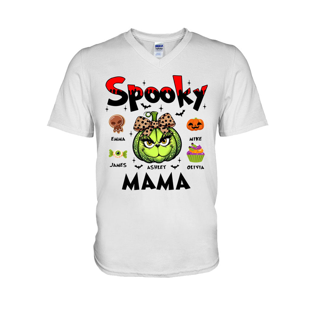 Personalized Spooky Mama T-shirt & Hoodie for Halloween Gift