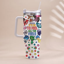 Load image into Gallery viewer, Personalized Insulated Tumbler with Handle - Custom Name Gift for Kids
