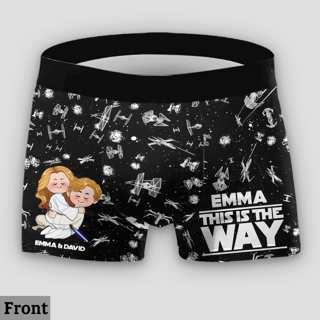 Custom Couples Briefs and Boxer Shorts Personalized Gift for Anniversary