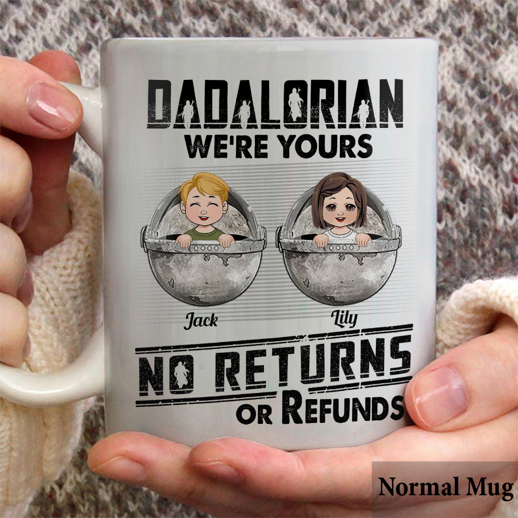 Personalized Dadalorian Mug Custom Family Design Gift