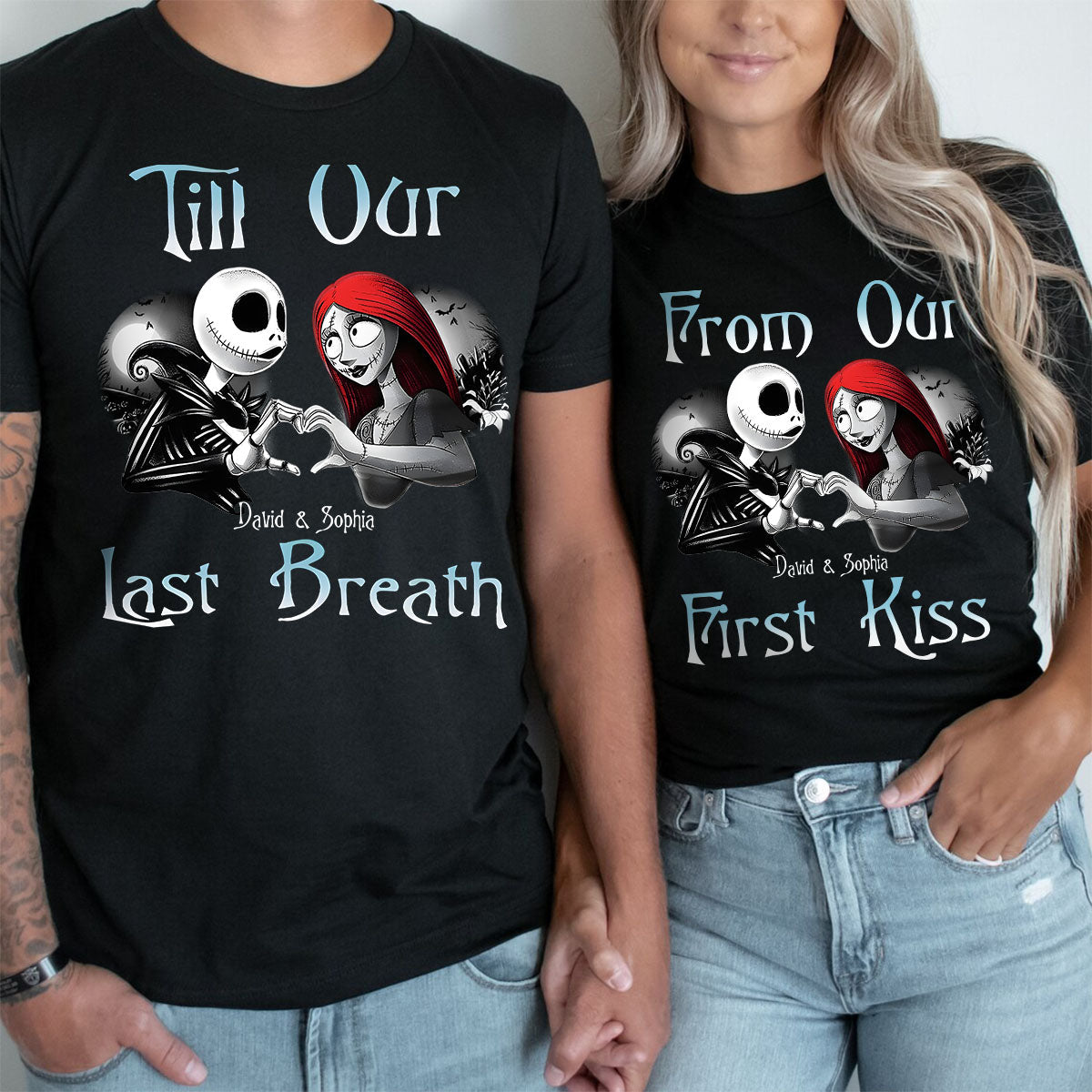 Personalized Nightmare Couple T-shirt & Hoodie Gift Idea