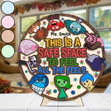 Load image into Gallery viewer, Personalized 2 Layered Wood Sign Safe Space Gift for Home
