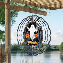Load image into Gallery viewer, Funny Ghost Mouse Personalized Wind Spinner Gift for Halloween

