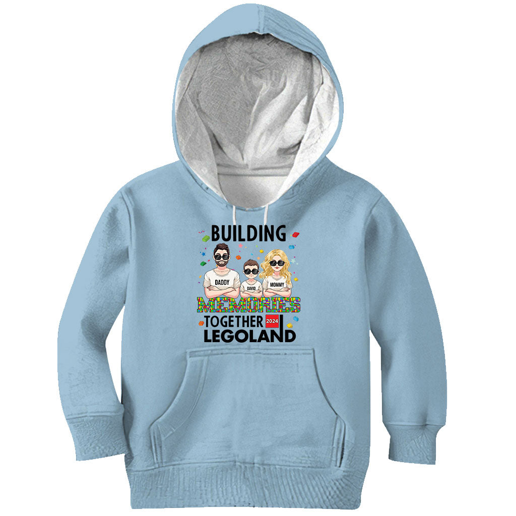 Personalized Family T-Shirt and Hoodie with Custom Names Gift