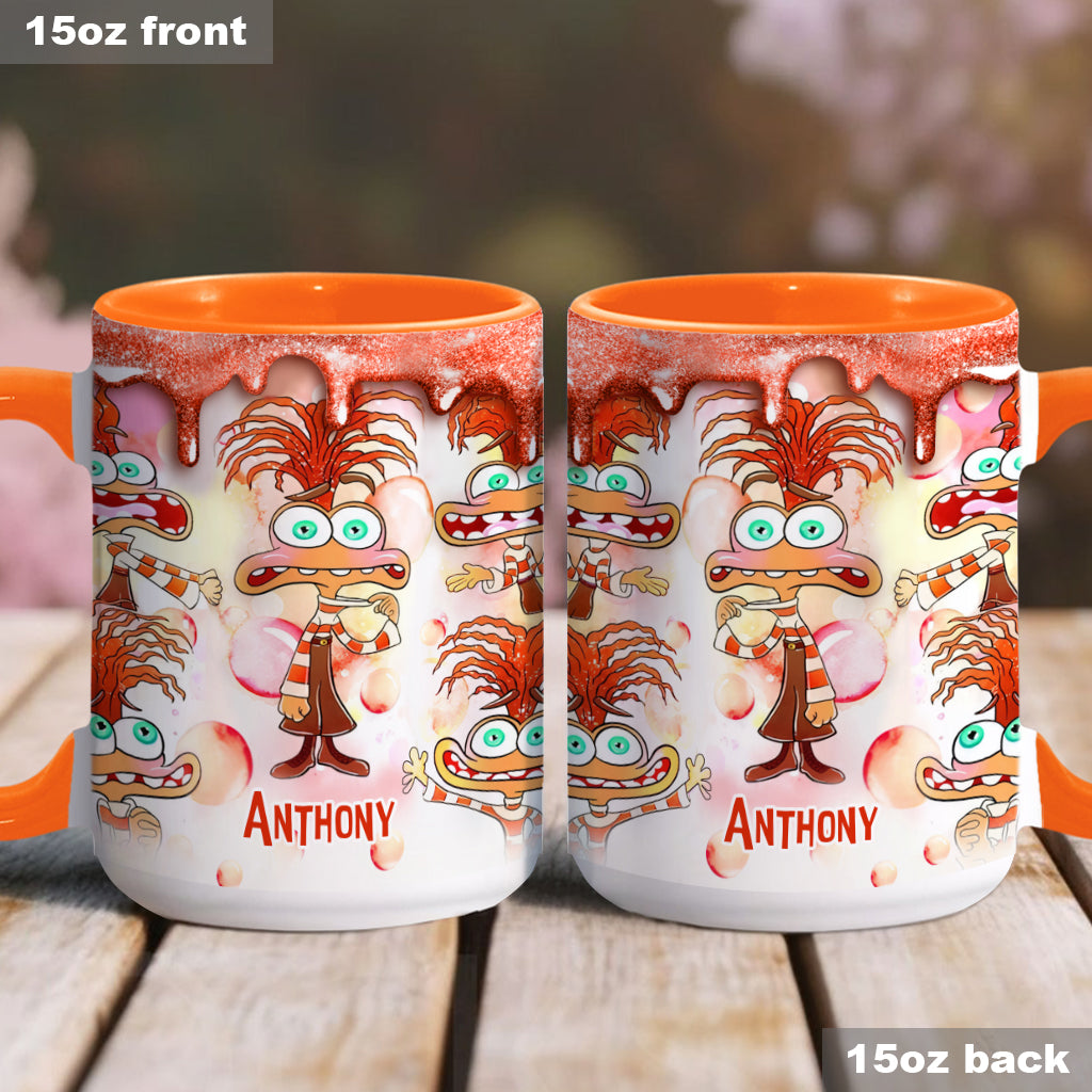 Personalized Two-Tone Accent Mug Custom Name Gift