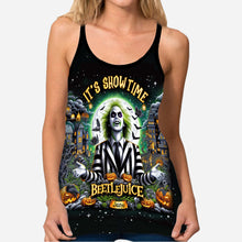 Load image into Gallery viewer, Personalized Halloween Cross Tank Top Custom Name Gift Idea
