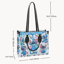 Load image into Gallery viewer, Personalized Ohana Leather Handbag Gift for Her - Floral Design
