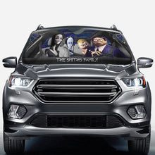 Load image into Gallery viewer, Personalized Halloween Car Sunshade Custom Family Name Gift
