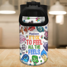 Load image into Gallery viewer, Personalized Kids Water Bottle Custom Name Fun Design Gift

