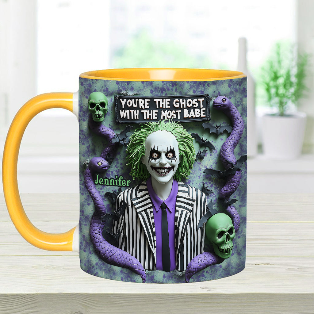 Personalized Accent Mug You're The Ghost With The Most Gift