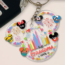 Load image into Gallery viewer, Personalized Best Grandma Ever Acrylic Keychain Gift
