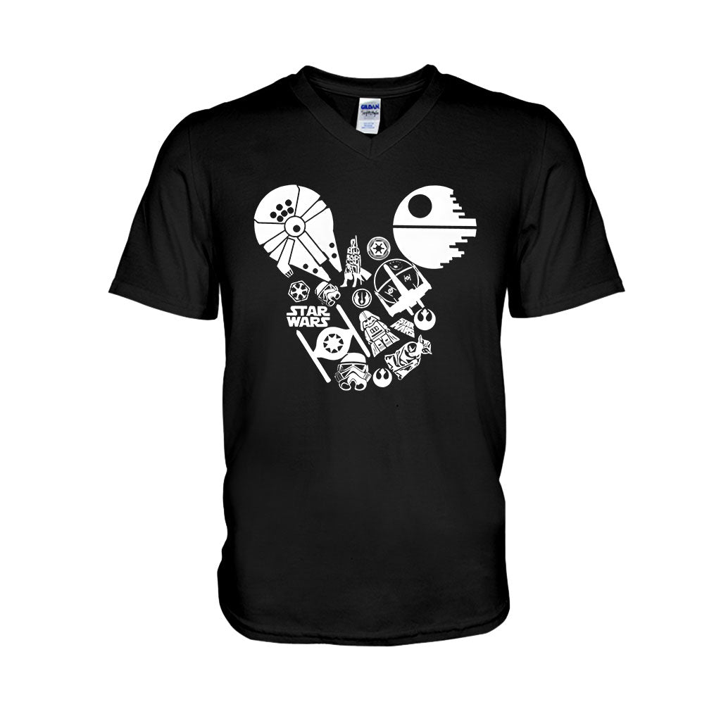 Personalized Star Wars Mouse Ears T-shirt & Hoodie Gift for Fans