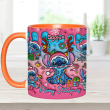 Load image into Gallery viewer, Personalized Ohana Accent Mug Christmas Gift for Mom
