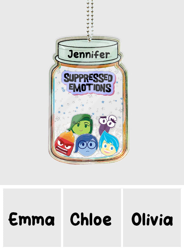 Personalized 3 Layered Shaker Ornament for Christmas Decoration