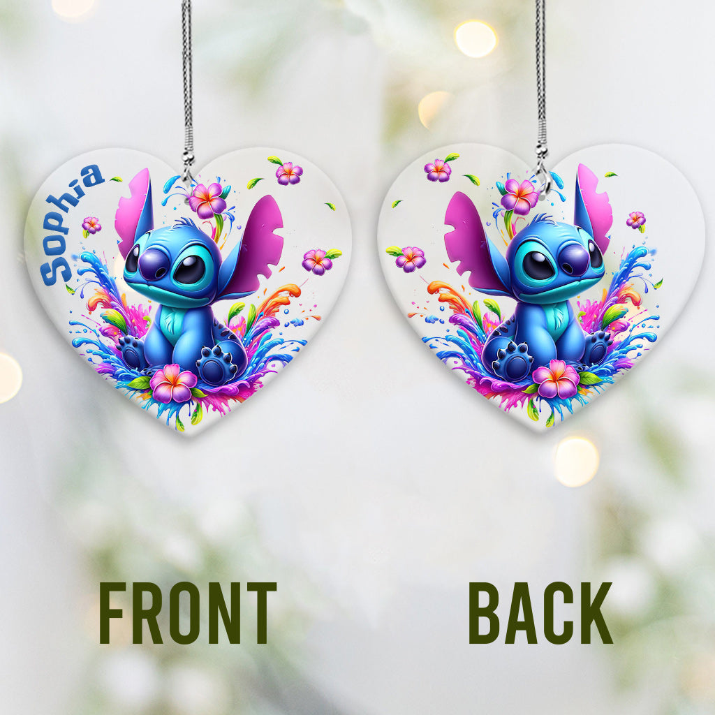 Personalized Transparent Car Ornament Custom Name Gift for Loved Ones