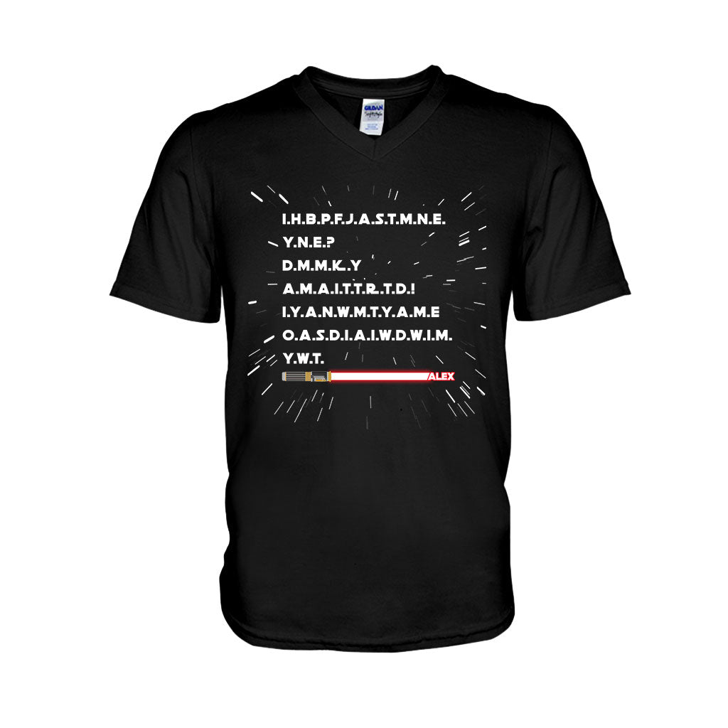 Personalized Star Wars Force T-shirt Hoodie Gift for Fans