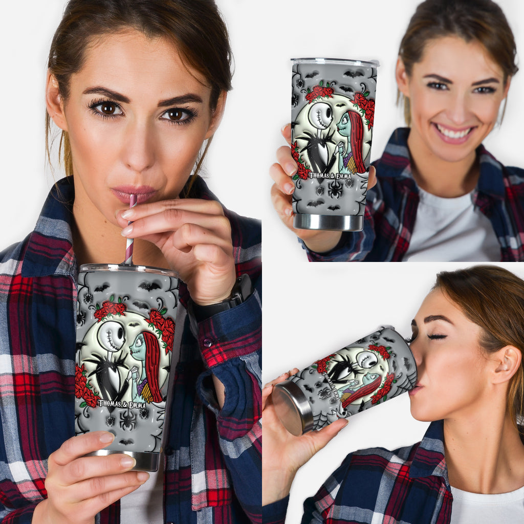 Personalized Nightmare Tumbler Custom Names Unique Gift