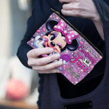 Load image into Gallery viewer, Personalized Mouse Pouch with Cute Character Design for Girls
