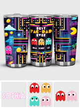 Load image into Gallery viewer, Personalized Best Pac-Dad Ever Tumbler Custom Name Gift for Dad
