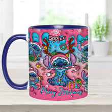 Load image into Gallery viewer, Personalized Ohana Accent Mug Christmas Gift for Mom
