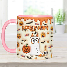Load image into Gallery viewer, Personalized Booey Mum Accent Mug Custom Name Gift for Mom

