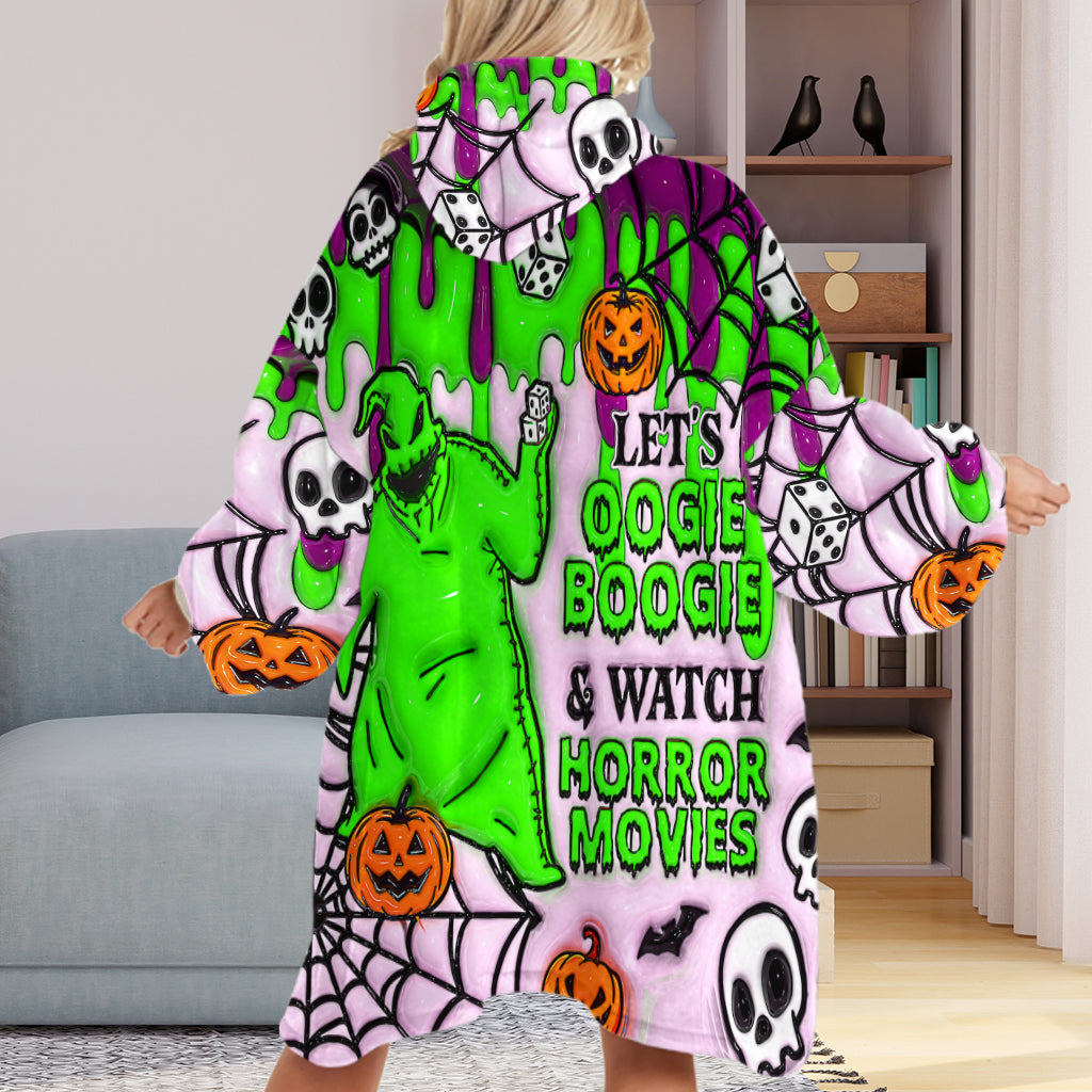Personalized Oogie Boogie Blanket Hoodie for Halloween & Christmas Gift