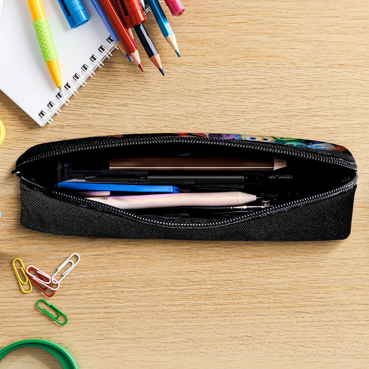 Personalized Pencil Case with Disney Characters for Kids - Custom Name Gift