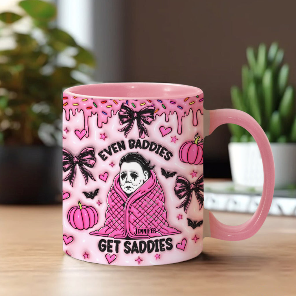 Personalized Two-Tone Accent Mug with Halloween Theme Gift