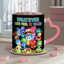 Load image into Gallery viewer, Personalized Heart Handle Mug Custom Name Gift for Loved Ones
