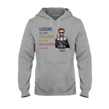 Load image into Gallery viewer, Personalized Star Wars T-shirt Hoodie Gift for Dad Legend Husband
