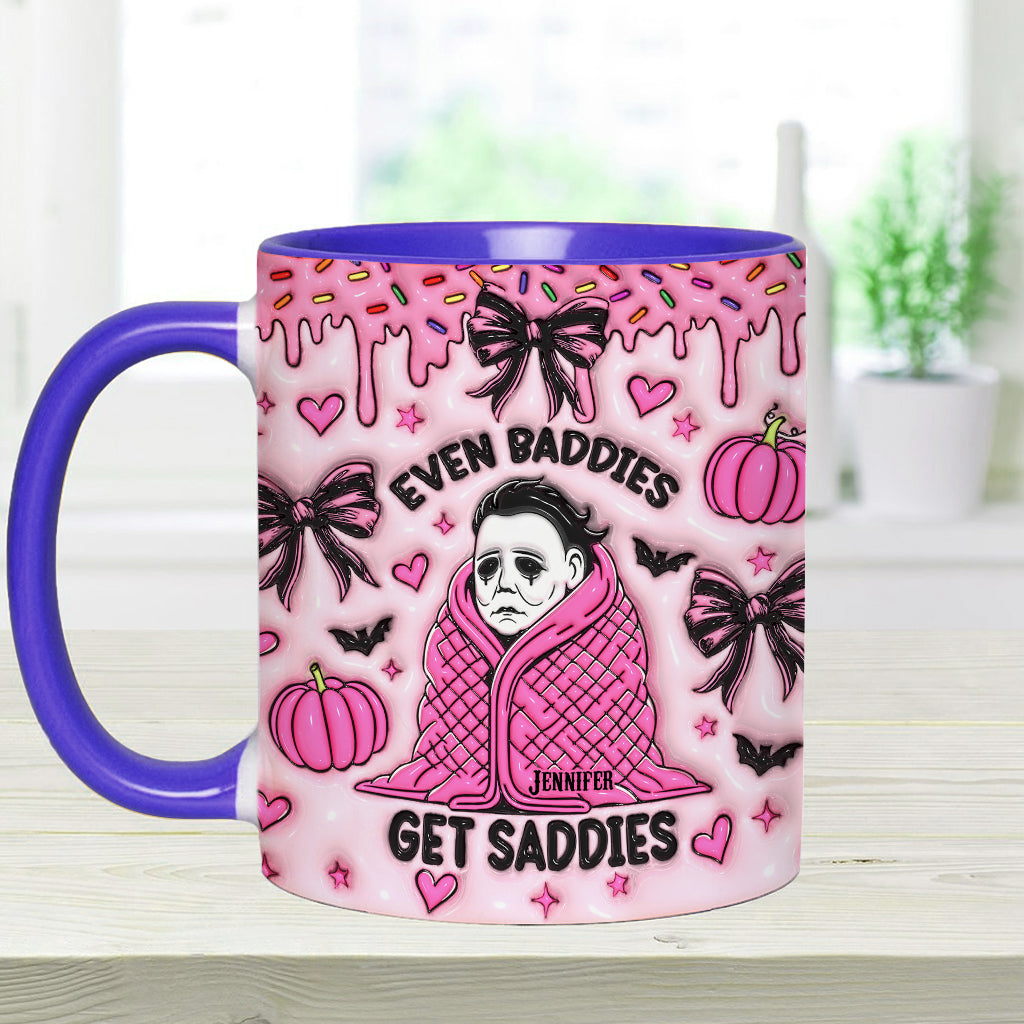 Personalized Two-Tone Accent Mug with Halloween Theme Gift