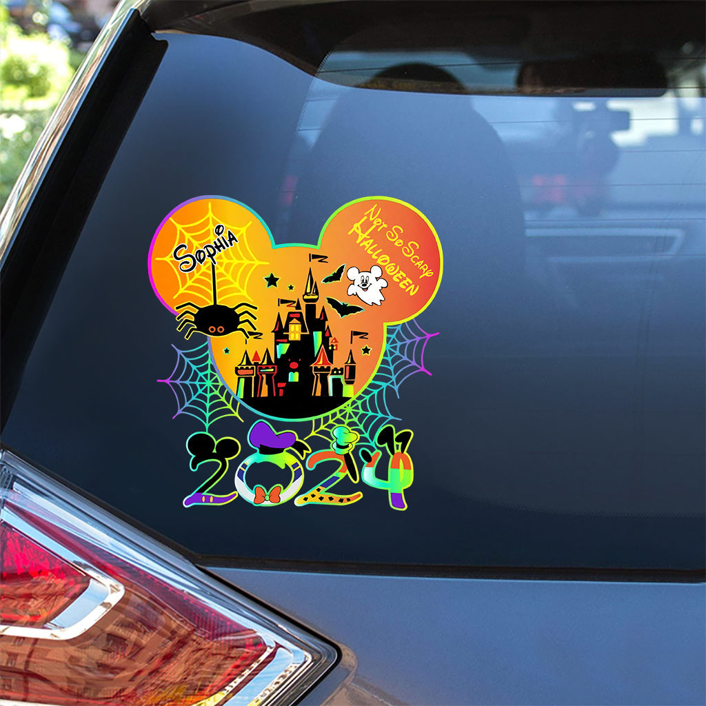 Personalized Halloween Mouse Decal Custom Name for Kids