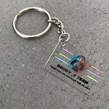 Load image into Gallery viewer, Personalized Star Wars Acrylic Keychain Gift for Dad
